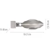 Paul Neuhaus LED Wandleuchte PURE Oculis, diamond, dimmbar, dreh+schwenkbar