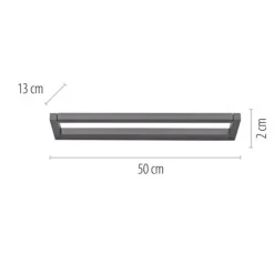 Paul Neuhaus LED Wandleuchte PURE Puro platin drehbar dimmbar