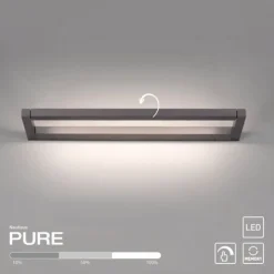 Paul Neuhaus LED Wandleuchte PURE Puro platin drehbar dimmbar