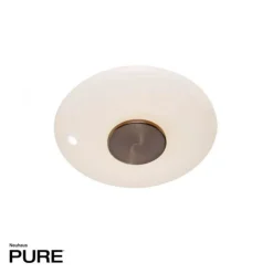 Paul Neuhaus LED Wand- und Deckenleuchte PURE Vitrum dark-metal brown