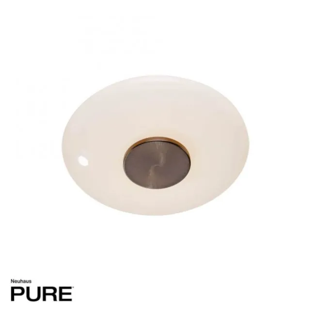 Paul Neuhaus LED Wand- und Deckenleuchte PURE Vitrum dark-metal brown