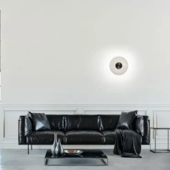 Paul Neuhaus LED Wand- und Deckenleuchte PURE Vitrum dark-metal brown