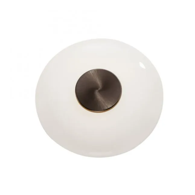 Paul Neuhaus LED Wand- und Deckenleuchte PURE Vitrum dark-metal brown