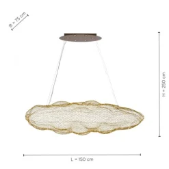 Paul Neuhaus Pendelleuchte, elegantes Designobjekt
