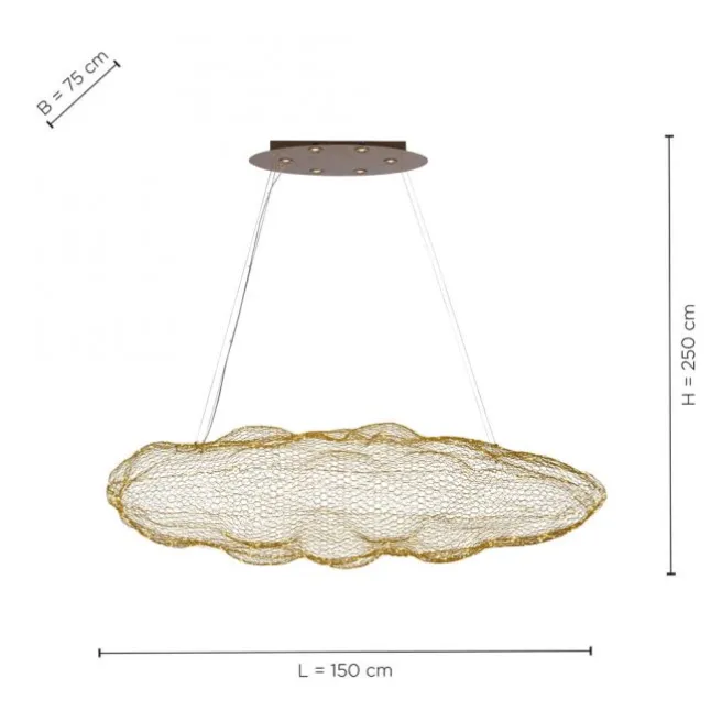 Paul Neuhaus Pendelleuchte, elegantes Designobjekt