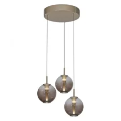 Paul Neuhaus Pendelleuchte PURE E-Infinity bronce mit e-Lift Funktion