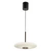 Paul Neuhaus Pendelleuchte PURE E-Vitrum dark-metal brown elektrisch