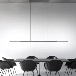 Paul Neuhaus Pendelleuchte PURE Surface platin (grau) 160x25 höhenverstellbar