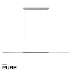 Paul Neuhaus Pendelleuchte PURE Surface platin (grau) 160x25 höhenverstellbar