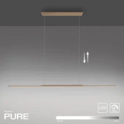 Paul Neuhaus Pendelleuchte PURE Surface bronce 160x25 höhenverstellbar