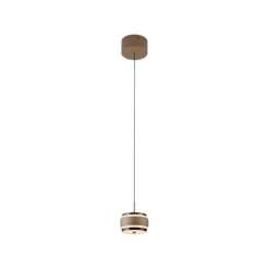 Paul Neuhaus Pendelleuchte PURE Falling Rings, bronce dark chrome