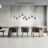 Paul Neuhaus Pendelleuchte PURE E-Infinity, bronce mit e-Slide Funktion