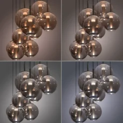 Paul Neuhaus Pendelleuchte PURE E-Infinity, bronce mit e-Slide Funktion