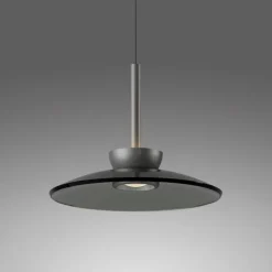 Paul Neuhaus Pendelleuchte PURE Moon platin (grau) höhenverstellbar 3-flammig