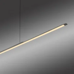 Paul Neuhaus Pendelleuchte PURE Surface platin (grau) 125x25 höhenverstellbar