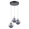 Paul Neuhaus Pendelleuchte PURE E-Infinity mystic grey mit e-Lift Funktion