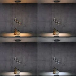 Paul Neuhaus Pendelleuchte PURE E-Infinity mystic grey mit e-Lift Funktion