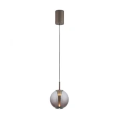 Paul Neuhaus Pendelleuchte PURE Infinity bronce, Comfort Lift Funktion