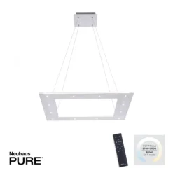 Paul Neuhaus PURE Cosmo LED Pendelleuchte quadratisch Touchdimmer CCT