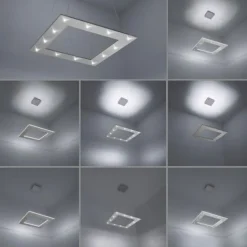 Paul Neuhaus PURE Cosmo LED Pendelleuchte quadratisch Touchdimmer CCT