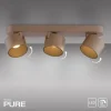 Paul Neuhaus PURE Cup bronce, 3 flammig, dimmbar, dreh und schwenkbar
