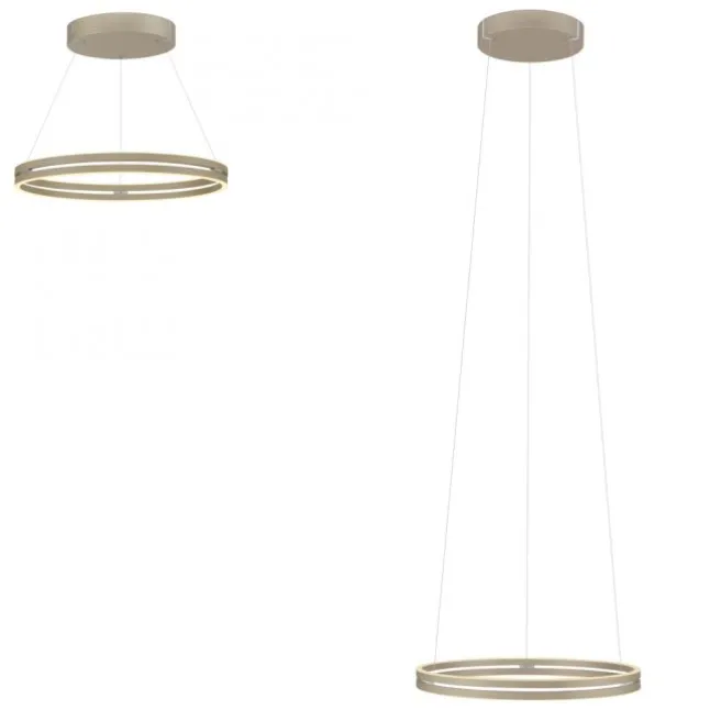 Paul Neuhaus PURE E-Loop, LED Pendelleuchte, bronce