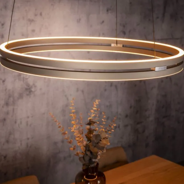 Paul Neuhaus PURE E-Loop, LED Pendelleuchte, bronce