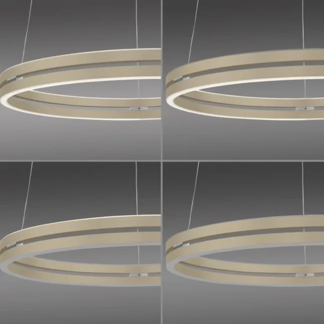Paul Neuhaus PURE E-Loop, LED Pendelleuchte, bronce