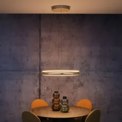 Paul Neuhaus PURE E-Loop, LED Pendelleuchte, bronce