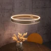 Paul Neuhaus PURE E-Loop, LED Pendelleuchte bronce