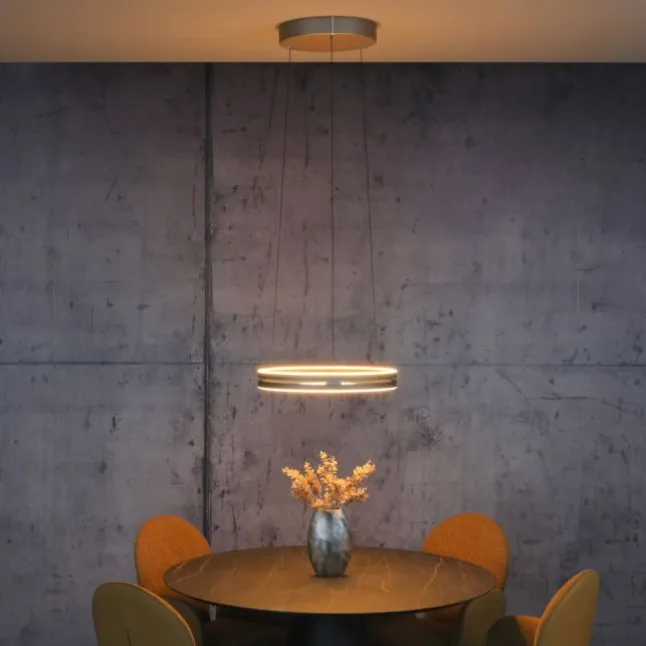 Paul Neuhaus PURE E-Loop, LED Pendelleuchte bronce