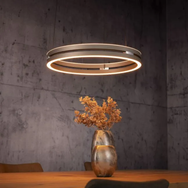 Paul Neuhaus PURE E-Loop, LED Pendelleuchte bronce