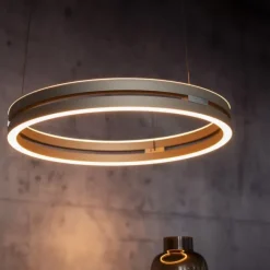 Paul Neuhaus PURE E-Loop, LED Pendelleuchte bronce