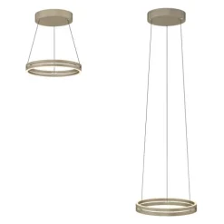 Paul Neuhaus PURE E-Loop, LED Pendelleuchte bronce