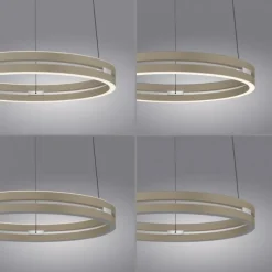 Paul Neuhaus PURE E-Loop, LED Pendelleuchte bronce