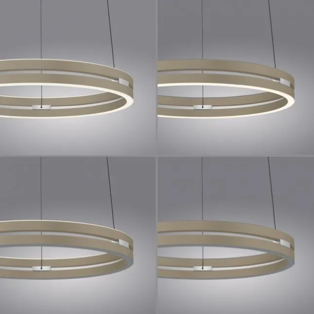 Paul Neuhaus PURE E-Loop, LED Pendelleuchte bronce