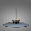 Paul Neuhaus PURE E-Moon Pendelleuchte platin (grau) elektrisch Fernbedienung