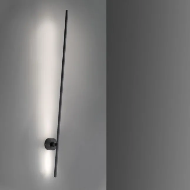 Paul Neuhaus PURE Grafo LED Wandleuchte schwarz schmal schwenkbar 110cm
