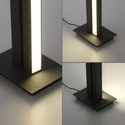 Paul Neuhaus PURE Lines Floor LED Stehleuchte graphite dimmbar drehbar Schalter