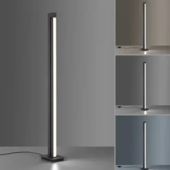 Paul Neuhaus PURE Lines Floor LED Stehleuchte graphite dimmbar drehbar Schalter