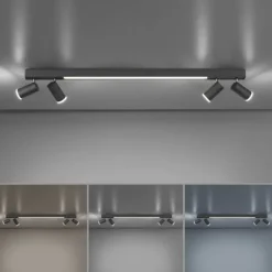 Paul Neuhaus PURE Lines Spot LED Strahler graphite dimmbar drehbar CCT