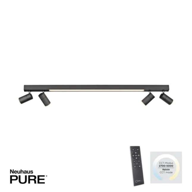 Paul Neuhaus PURE Lines Spot LED Strahler graphite dimmbar drehbar CCT