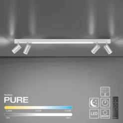 Paul Neuhaus PURE Lines Spot LED Strahler aluminium dimmbar drehbar CCT