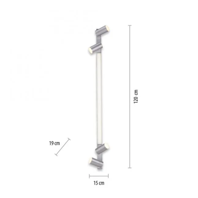 Paul Neuhaus PURE Lines Spot LED Strahler aluminium dimmbar drehbar CCT