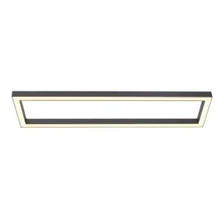 Paul Neuhaus PURE Lines Square LED Deckenleuchte graphite Frame 110x30cm dimmbar
