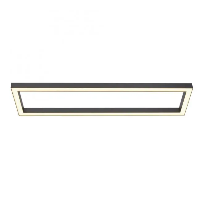 Paul Neuhaus PURE Lines Square LED Deckenleuchte graphite Frame 110x30cm dimmbar