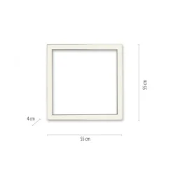Paul Neuhaus PURE Lines Square LED Deckenleuchte graphite 55x55cm CCT dimmbar