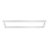 Paul Neuhaus PURE Lines Square LED Deckenleuchte diamond, (alu) Frame 110x30cm dimmbar