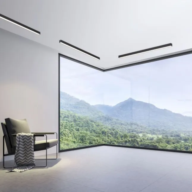 Paul Neuhaus PURE Lines Straight LED Deckenleuchte graphite lineares Design dimmbar