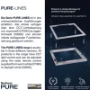 Paul Neuhaus PURE Lines Straight LED Deckenleuchte diamond, (alu) linear, dimmbar